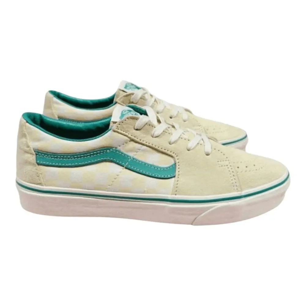 NWOB VANS SK8 Low 'Checkerboard Banana Cream' Sneaker Size 10